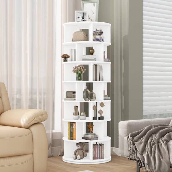 64.9 in. H x 23.6 in. W White Particle Board Shoe Storage Cabinet