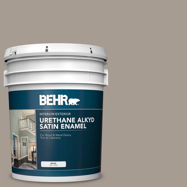BEHR 5 gal. N2004 Rustic Taupe Urethane Alkyd Satin BEHR 5 gal. N2004 Rustic Taupe Urethane Alkyd Satin