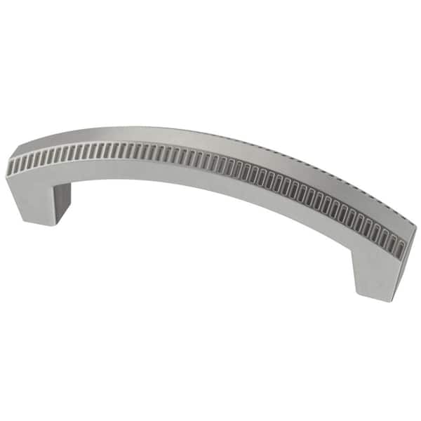 Liberty Liberty Textured Arched 3 in. (76 mm) Satin Nickel Cabinet Drawer Pull