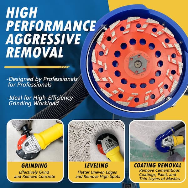 EDiamondTools 7 in. High Performance Aggressive Diamond