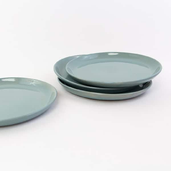 Carthage.Co La Marsa Dessert Plate, Pale Jade (Set of 4)