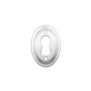 13/16 in. Satin Nickel Key Hole