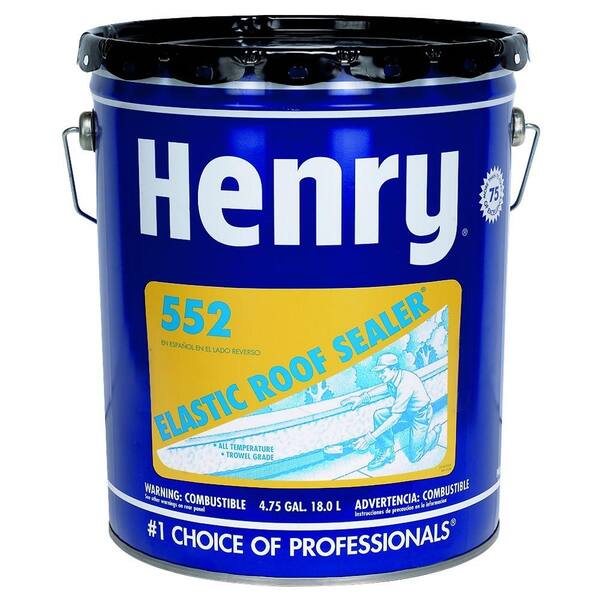 Henry 4.75 Gal. Elastic Roof Sealer HE5527571 The Home Depot