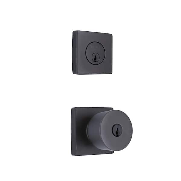 Home Decorators Collection Ridgeway Gun Metal Single Cylinder Door Knob Combo Pack