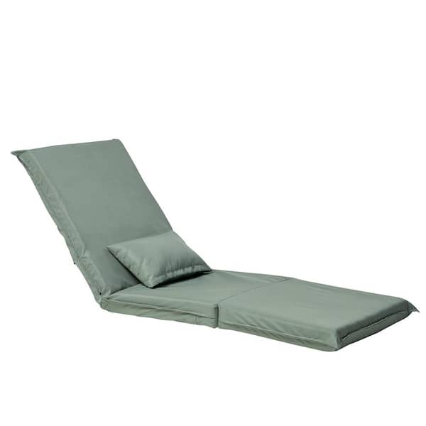AUTMOON 70 in. Outdoor Tent Camping Mattress Portable Sleeping Pad Topper Foldable Portable Chair