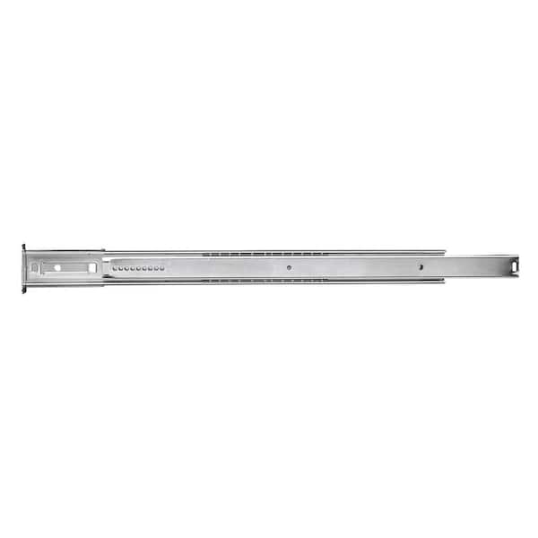 HICKORY HARDWARE 18 in. Cadmium Center Mount 3/4 Extension Drawer Slide (5-Pack)