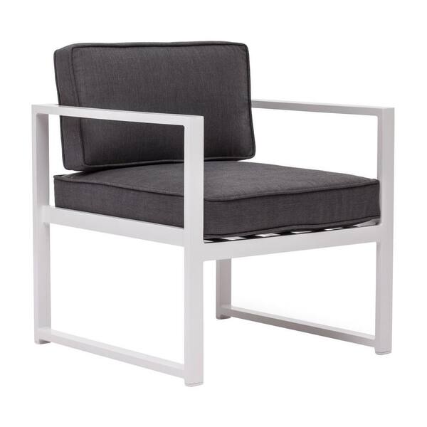 ZUO Golden Beach Gray Patio Armchair