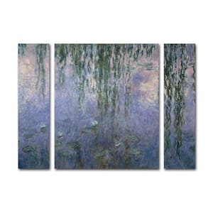 30 in. x 41 in. "Water Lilies III 1840-1926" by Claude Monet Printed Canvas Wall Art