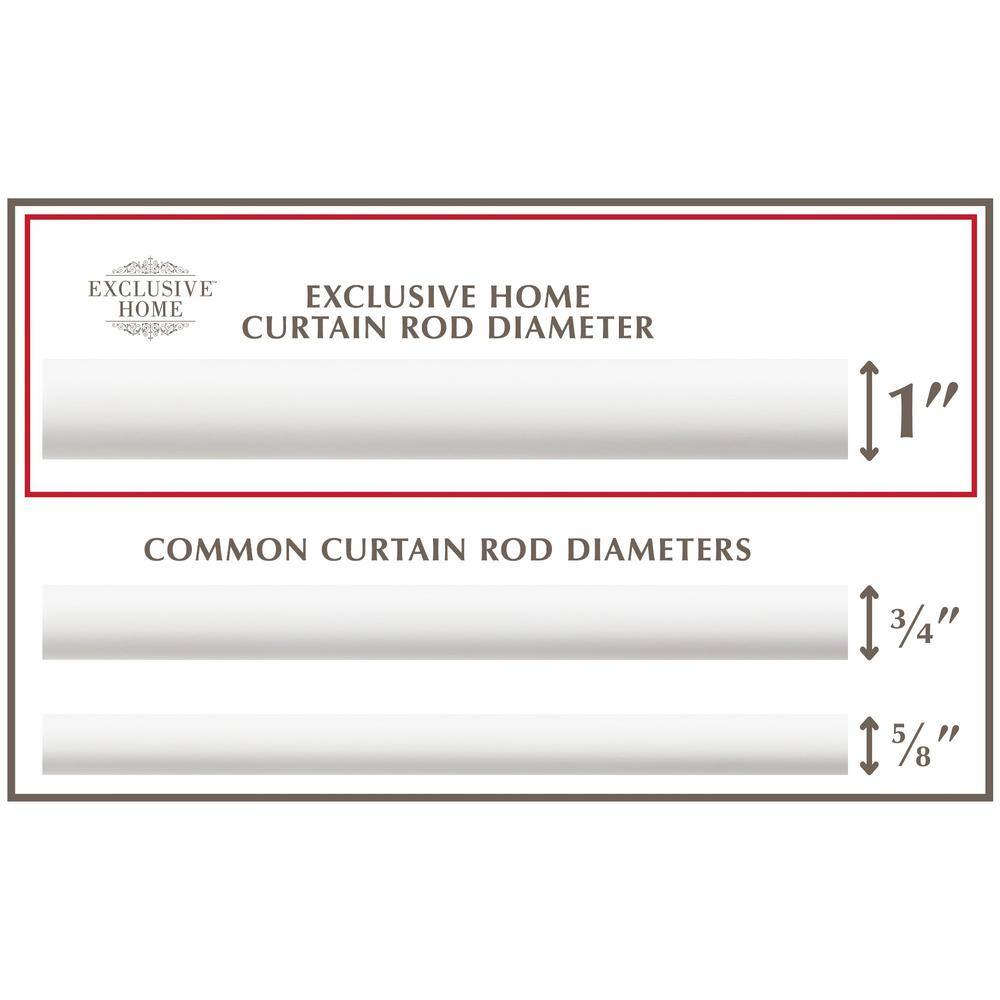 Matte White Curtain Rod with Clear Acrylic Crystal Finials