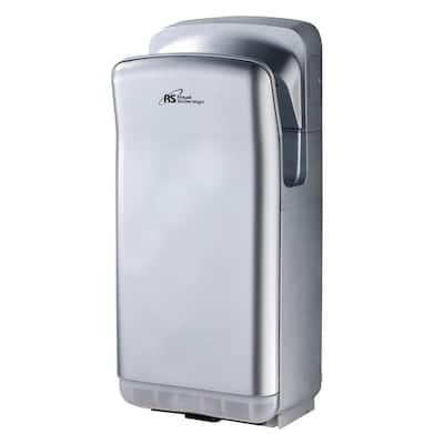 Vertical Touchless Electric Hand Dryer in Silver