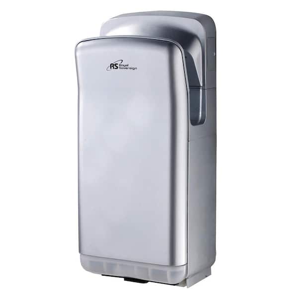ROYAL SOVEREIGN Vertical Touchless Electric Hand Dryer in Silver
