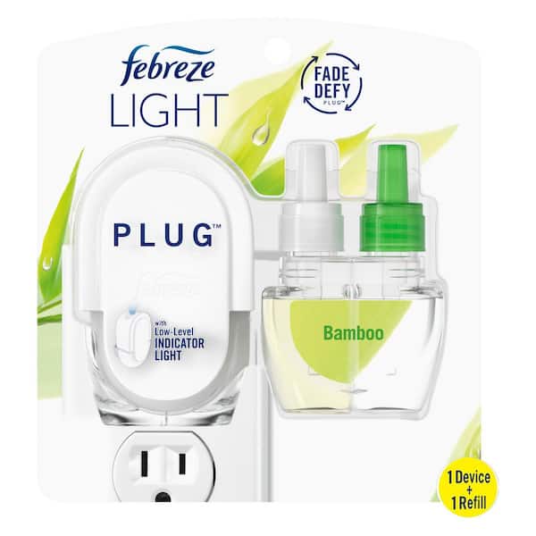 Plug Light 0.87 oz. Bamboo Scent Scented Oil Refill And Oil Plug-In Air Freshener
