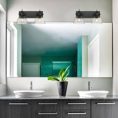 Golden Lighting 2380-BA3 AB-SD Three Light Bath Vanity Gold Golden Lighting 2380-BA3 AB-SD Three Light Bath Vanity Gold