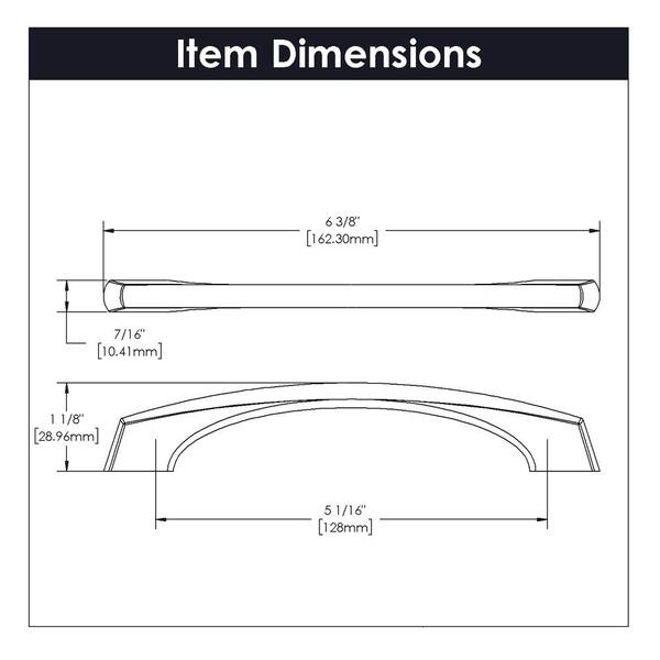 P3012-SN-10B - Hickory Hardware P3012-SN-10B Studio Collection