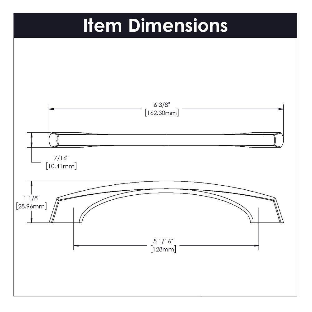 Greenwich Stainless Steel Kitchen Cabinet Handles, 5-1/16"