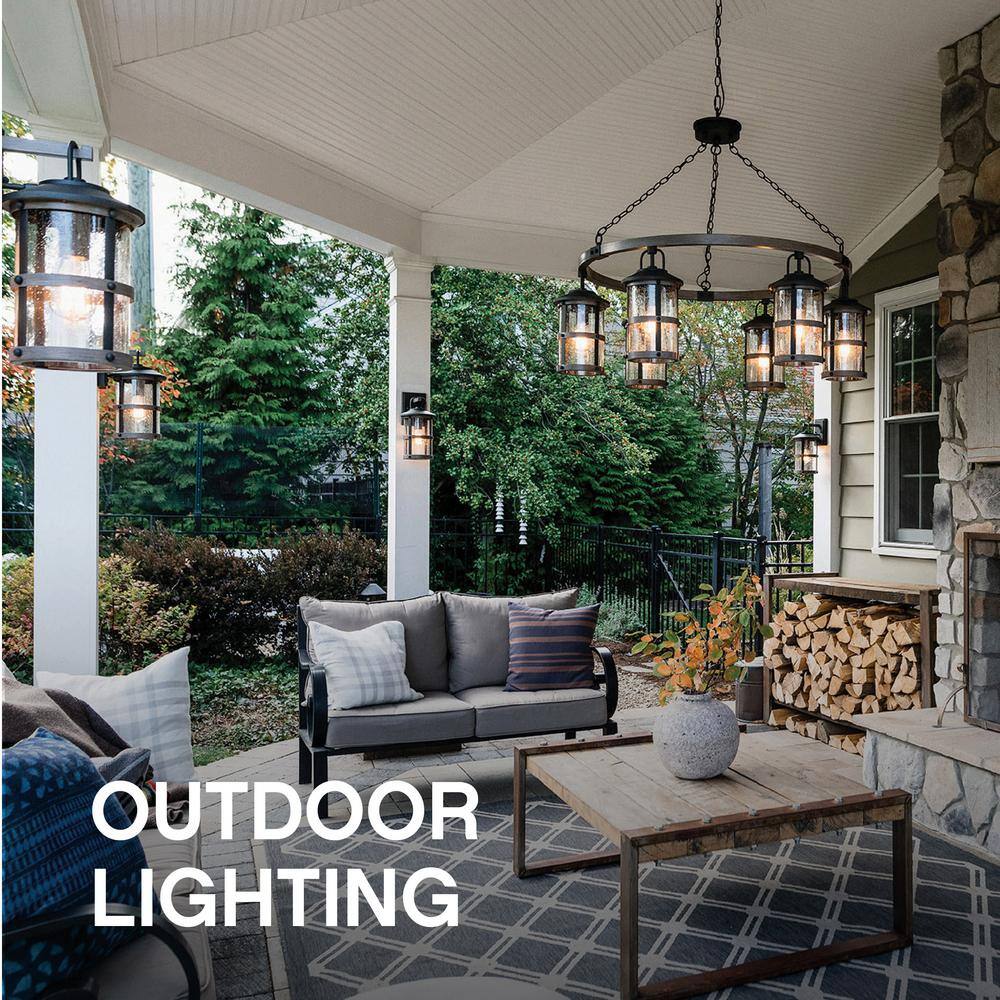 Museum Black Bronze 3-Light Outdoor Wall Sconce