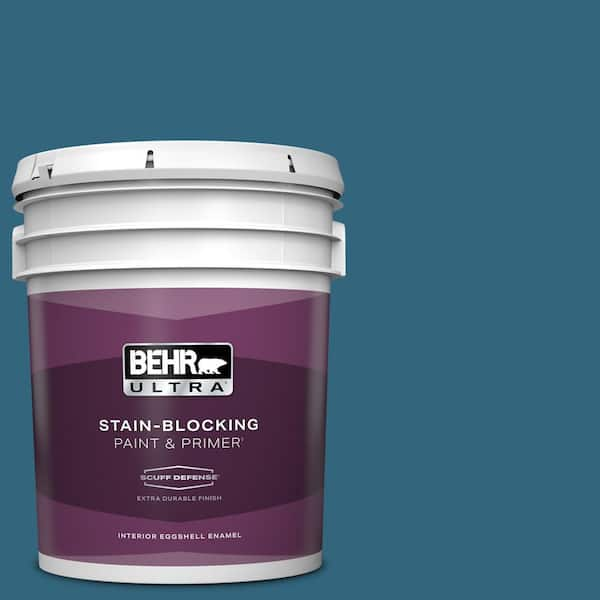 BEHR ULTRA 5 gal. #550D-7 Southern Evening Extra Durable Eggshell Enamel Interior Paint & Primer