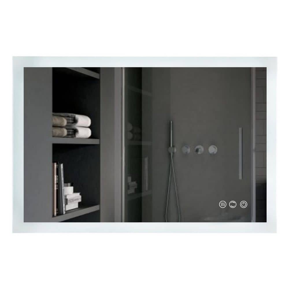 Modland Baily 40 in. W x 24 in. H Rectangular Frameless Smart 3Color