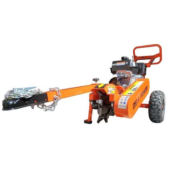 DK2 12 in. 14 HP Gas Powered Certified Commercial Stump Grinder with 9 High Speed HPDC Machined Carbide Cutters