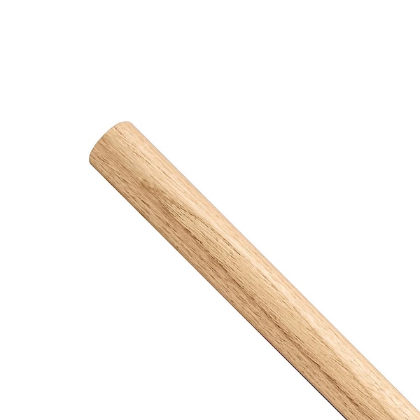 Waddell Hardwood Round Dowel - 72 in. x 1.25 in. - Sanded and Ready for Finishing - Versatile Wooden Rod for DIY Home Projects