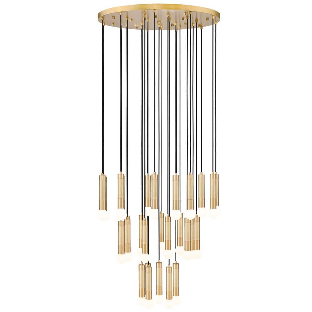 Stari 27 light Modern Gold Chandelier for Indoor Use with No Bulbs Included price history on PriceWatchPro