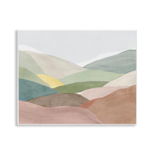 Soft Rolling Hills by Ian C. 1 Piece Unframed Nature Graphic Art Print 11 in. x 14 in.