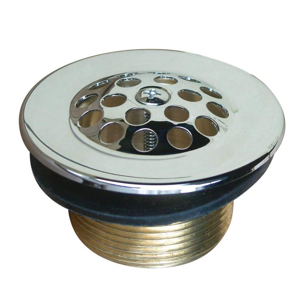 Made To Match Drain Strainer Tub Strainer Drain in Polished Chrome without Overflow price history on PriceWatchPro