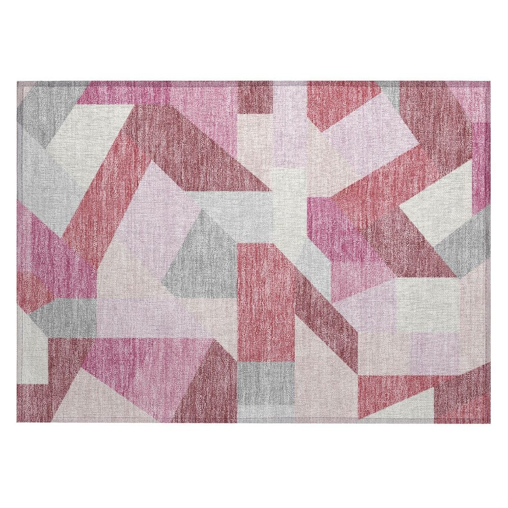 Chantille Machine Washable Indoor/Outdoor Abstract ACN2893 Mauve 3 ft. x 4 ft. Area Rug price history on PriceWatchPro
