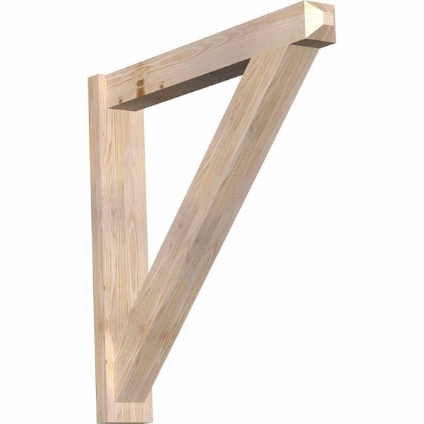 Ekena Millwork 6 in. x 36 in. x 36 in. Traditional Craftsman Smooth Douglas Fir Outlooker