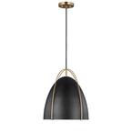 Reviews For Home Decorators Collection Bakerston 1-Light Brushed Brass ...