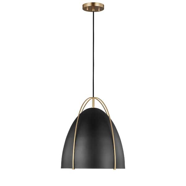 Metal Hanging Ceiling Pendant Light Brass 