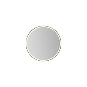 32 in. Round LED Lighted Accent Bathroom/Vanity Wall Mirror
