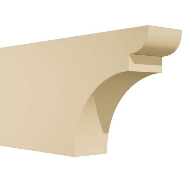 Ekena Millwork Standard Yorktown 3 in. W x 8 in. H x 16 in. D Signature Urethane Rafter Tail Outlooker