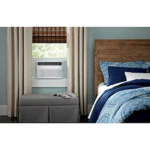 6,000 BTU 115-Volt Window Air Conditioner Cools 250 sq. ft. with Remote Control in White