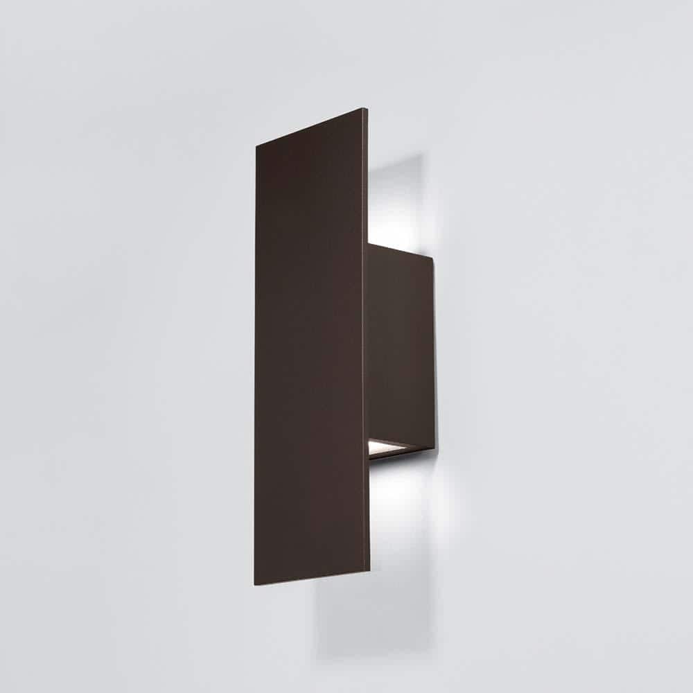 Bronze 14" LED Dimmable Outdoor Wall Light
