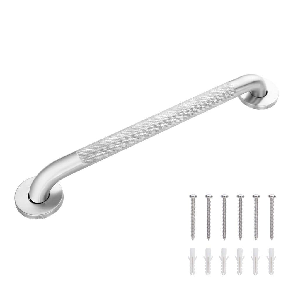1-Pack 18 in. Concealed Screw Stainless Steel Grab Bar with Knurled Surface in Brushed Nickel, Anti Slip, up to 500 LBS price history on PriceWatchPro
