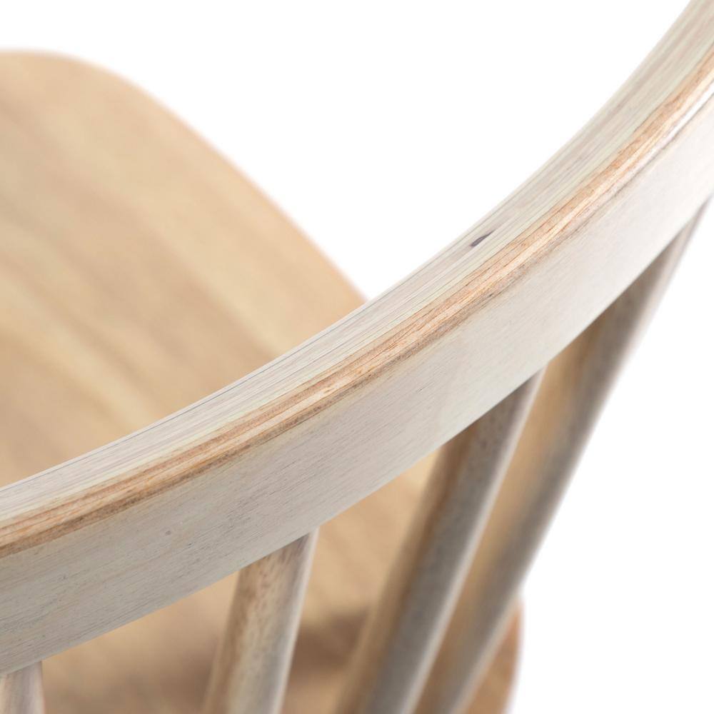 White Oak High Back Windsor Side Chair Set