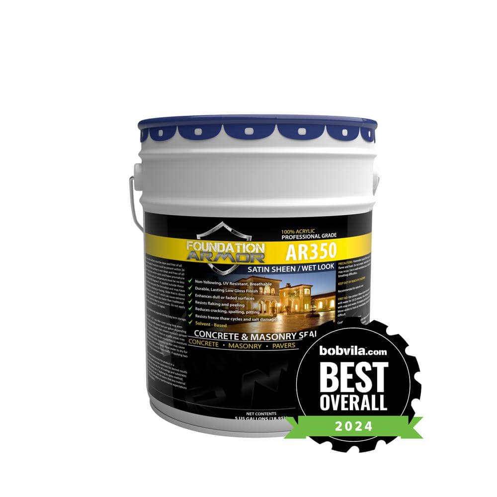 Foundation Armor 5-Gallon Clear Satin Sheen Concrete Sealer
