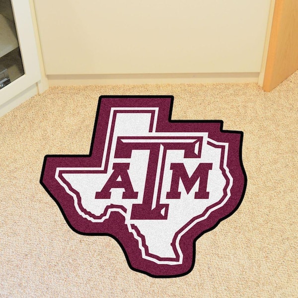Black 18 x 18/Small NCAA Texas State University Carpet Tiles 