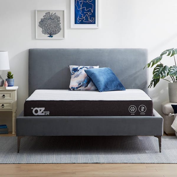 DR. OZ GOOD LIFE King Medium Firm Silver Infused Memory Foam 10 in. Mattress