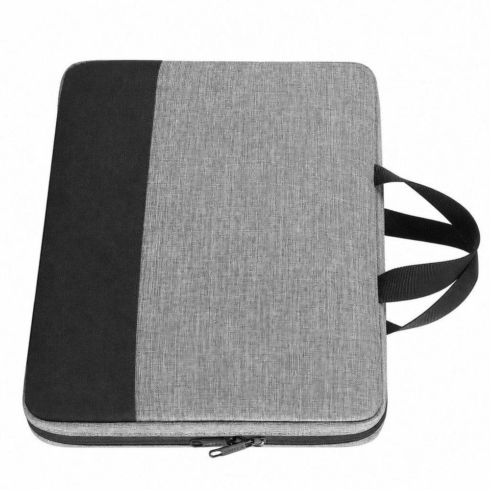 Numhew Grey 15.6 in. Laptop Sleeve Computer Bag Water Resistant Computer Case Carrying Cover Compatible, Gifts for Men Women
