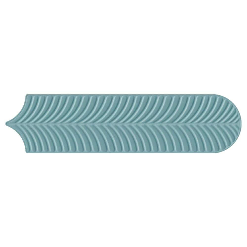Feather Mist 3 in. x 12 in. 3D Textured Glossy Ceramic Subway Wall Tile Sample price history on PriceWatchPro