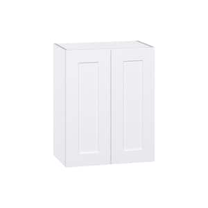 Wallace Painted Warm White Shaker Assembled Wall Kitchen Cabinet (24 in. W x 30 in. H x 14 in. D)