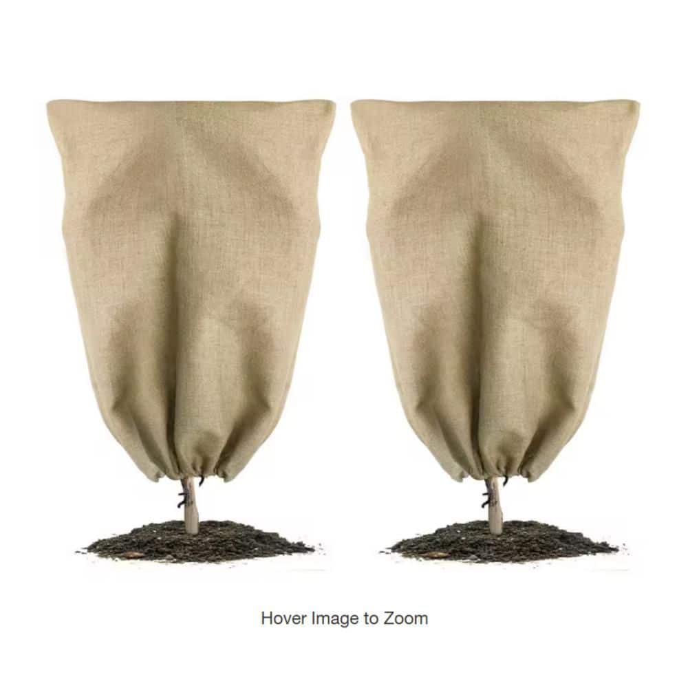 40 in. x 24 in. Burlap Winter Plant Cover Bags with Rope (12-Pack) price history on PriceWatchPro