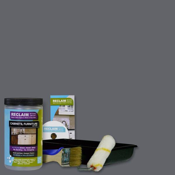 RECLAIM 1-qt. Pewter All in One Multi Surface Interior/Exterior Cabinet, Furniture and More Refinishing Kit