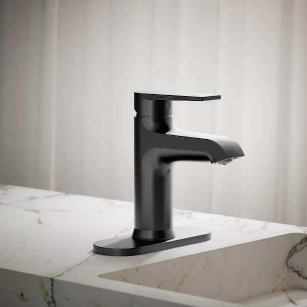 KOHLER Hint Single Handle Single Hole Bathroom Sink Faucet In