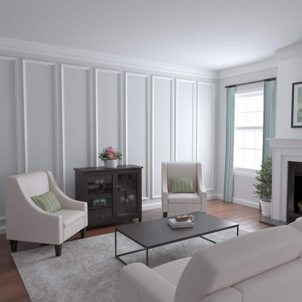 Gray Primed Polyurethane Panel Moulding 94.5 in