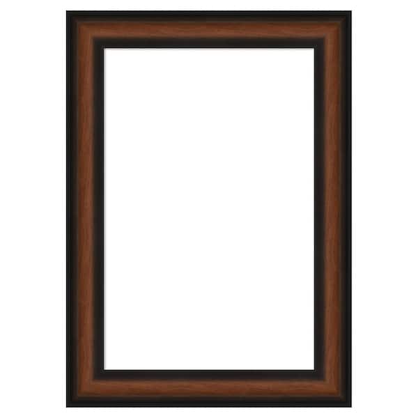 Yale Walnut 15 in. x 21 in. Polystyrene Framed Dry Erase Magnetic Memo Board