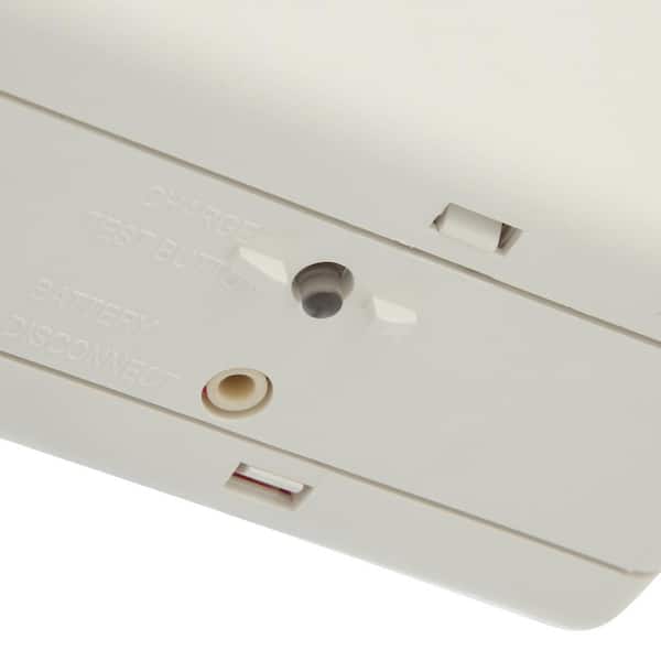 LPXC Series 2.5-Watt White Integrated LED 2-Head Emergency Light Exit Sign Combo