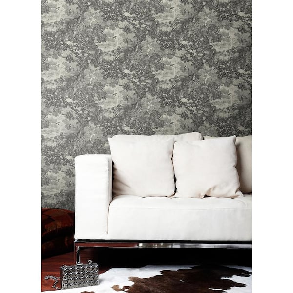 Jungle Toile Peel and Stick Wallpaper (Covers 28.18 sq. ft.)